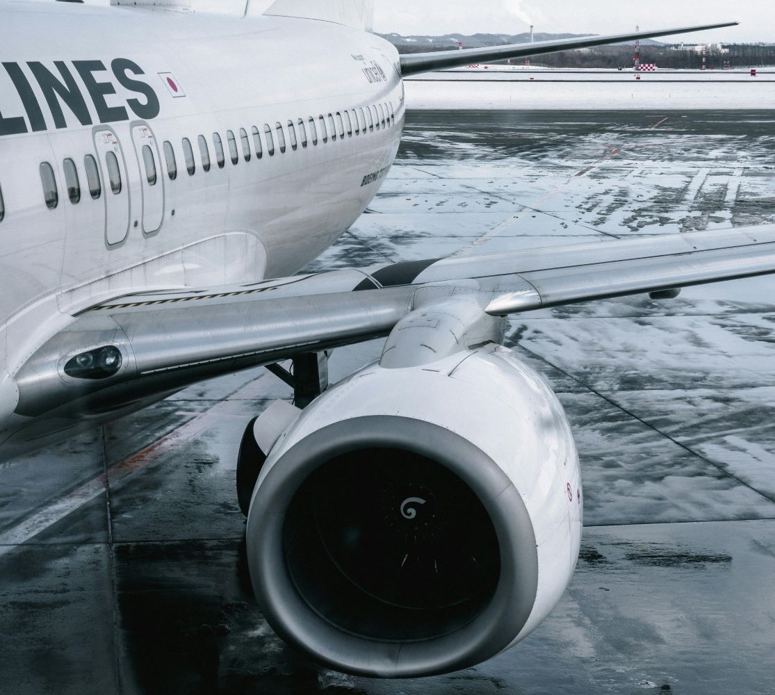 Private jet interior